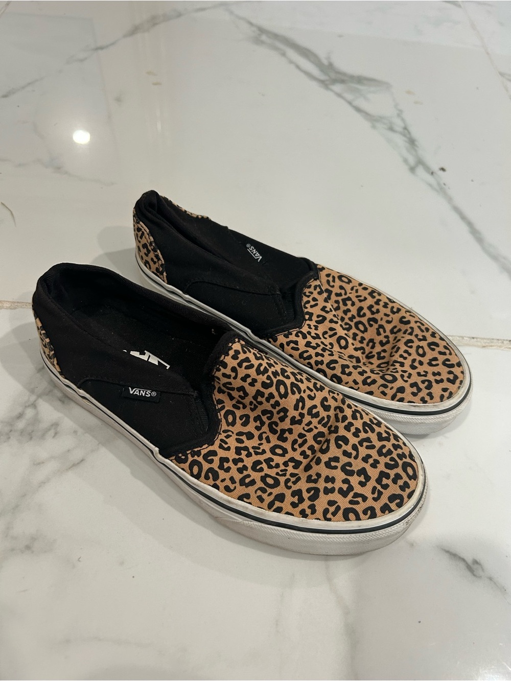 Vans Black Slip-On Canvas Shoe